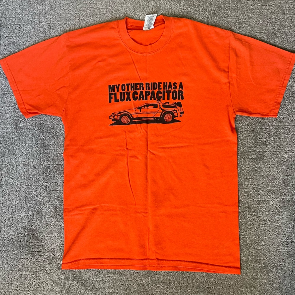 Jerzees Heavyweight Blend Graphic Shirt My Other Ride Has A Flux Capacitor
